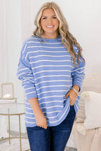 Schlafparty-Zeit Pullover, Blau