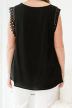 Small Temptations Top, Black