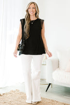 Small Temptations Top, Black