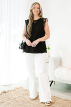Small Temptations Top, Black