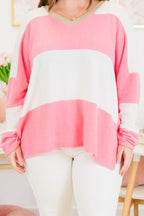 Smooth Days Ahead Pullover, Pink