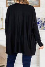 Snow Whispers Tunic, Black
