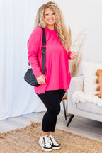 Snow Whispers Tunika, Hot Pink