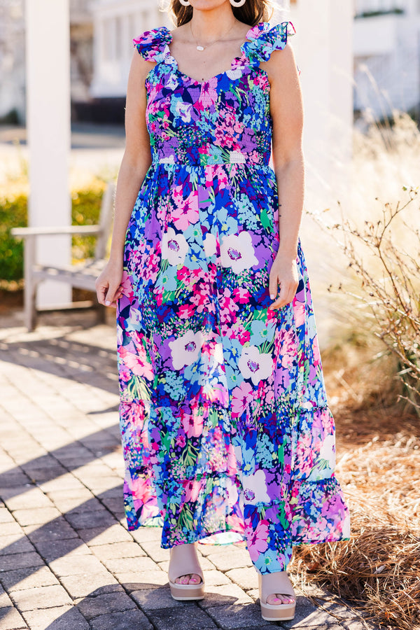 So Unpredictable Jumpsuit, Blue