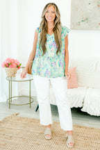 Soft Spring Serenity Top, Mint