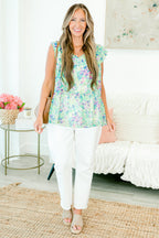 Soft Spring Serenity Top, Mint