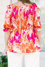 Strandsoiree-Top, Pink