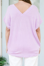 Something Casual Top, Purple