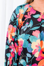 Southern Sweetness Top, Black-Multi