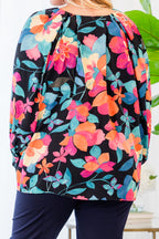 Southern Sweetness Top, Black-Multi