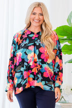 Southern Sweetness Top, Black-Multi