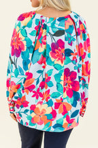 Southern Sweetness Top, Blue-Multi