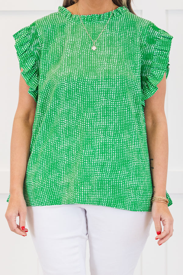 Spectacular Beauty Top, Green