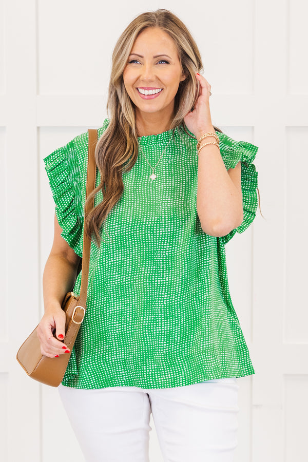 Spectacular Beauty Top, Green