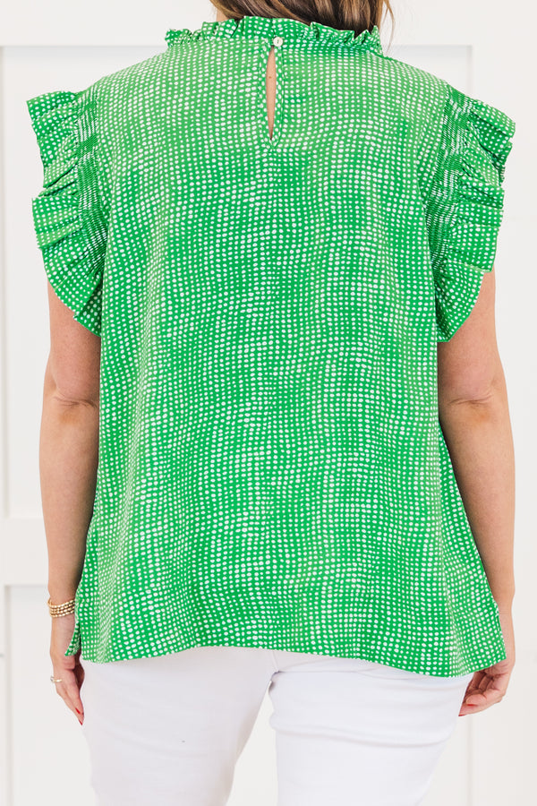 Spectacular Beauty Top, Green