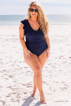 Spending My PTO Swimsuit, Navy