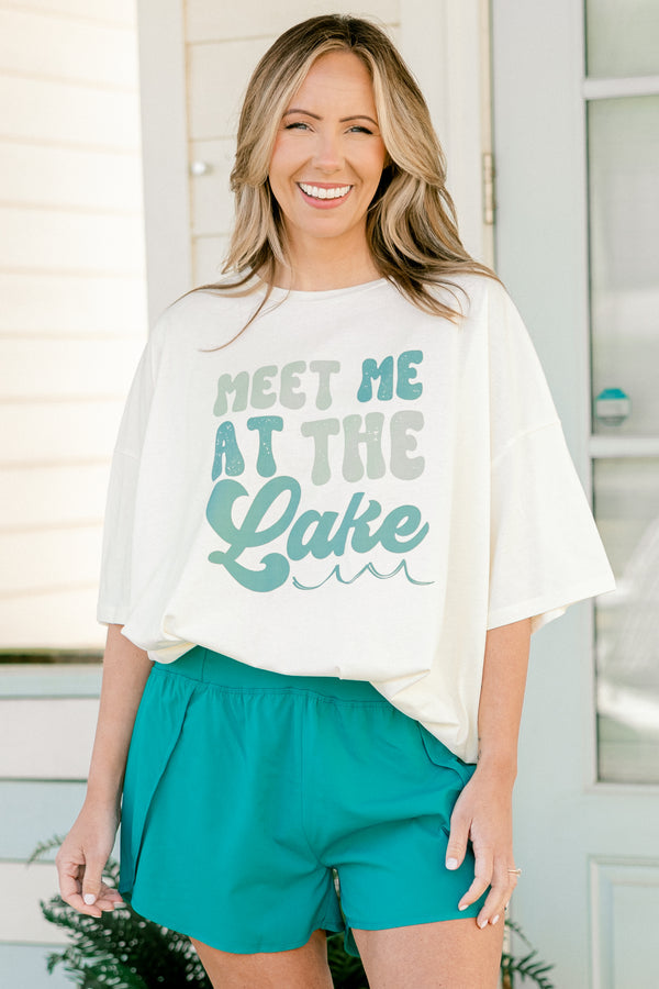 Sporty Chic Short, Light Teal