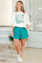 Sporty Chic Short, Light Teal