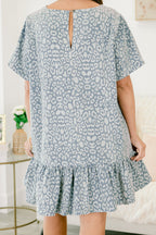 Spots And Dots Dress, Denim