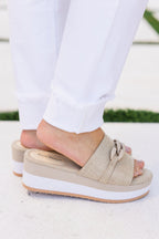 Stardust Journey Wedges, Taupe