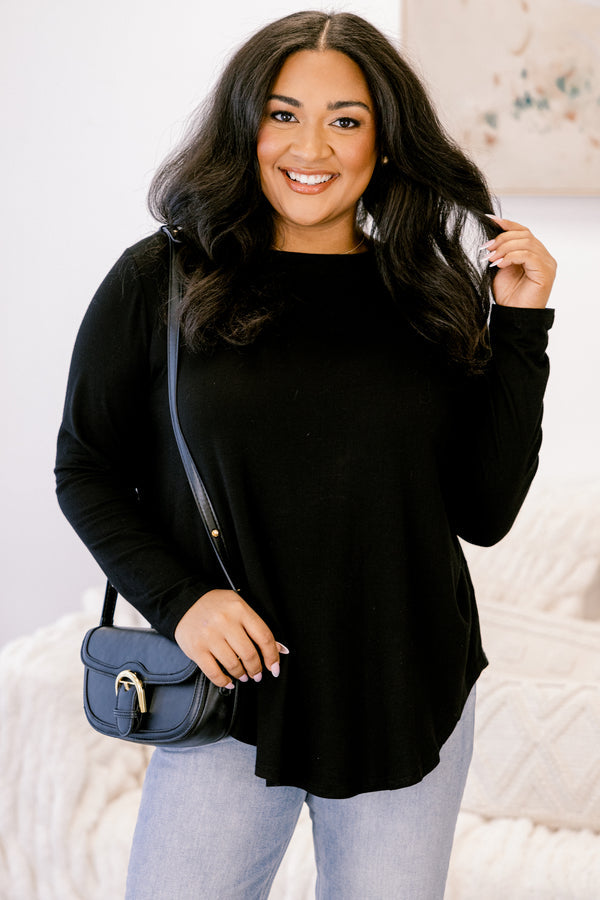 Starting My Journey Top, Black