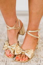 Stay On Point Heels, Gold