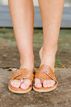 Step On It Sandals, Camel