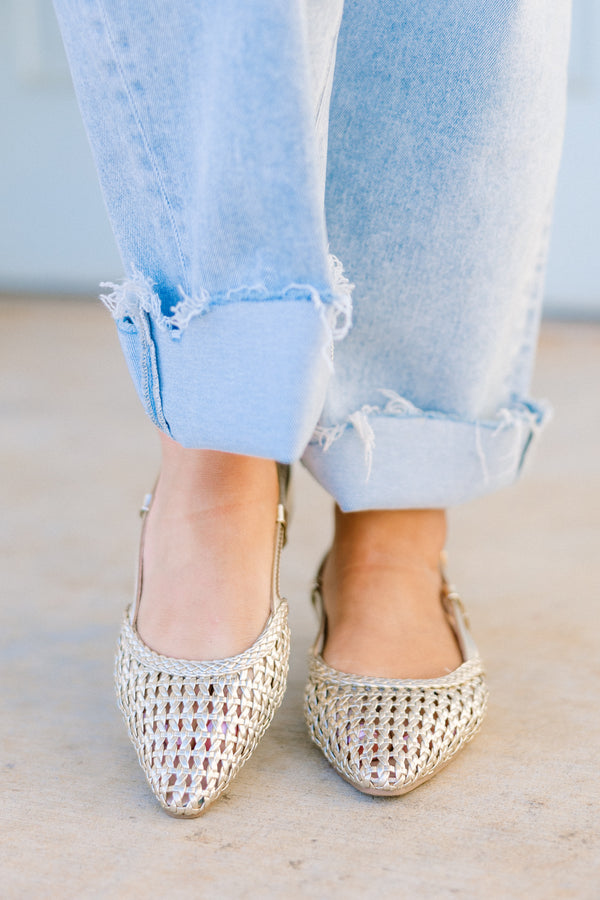 Halten Sie sich an Ihr Wort Flats, Gold