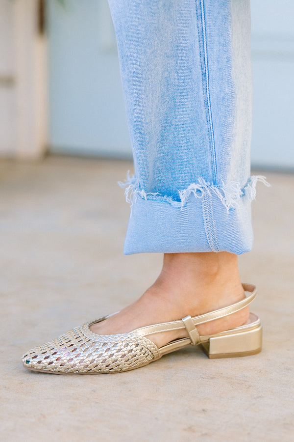 Halten Sie sich an Ihr Wort Flats, Gold