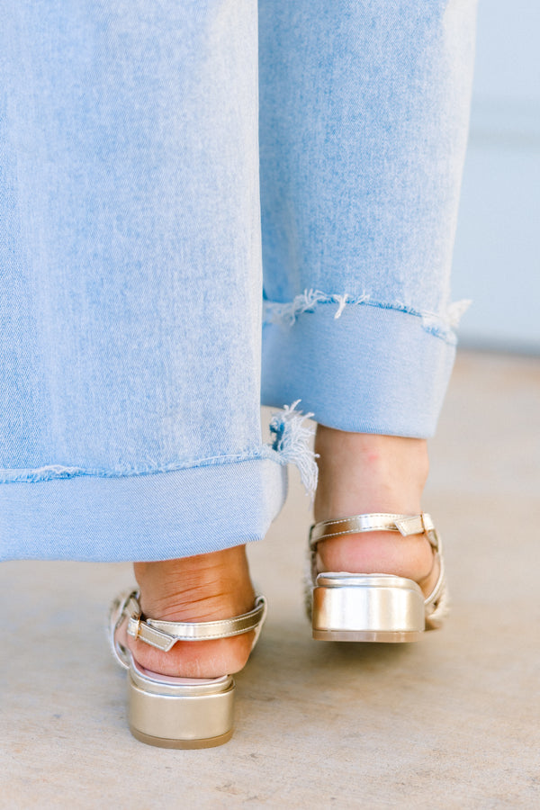Halten Sie sich an Ihr Wort Flats, Gold