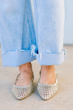 Halten Sie sich an Ihr Wort Flats, Gold