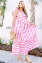 Stop And Smell The Roses Kleid, Pink