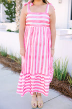 Stop And Smell The Roses Kleid, Pink