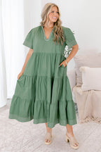 Kleid „Straight Shot“, Salbeigrün