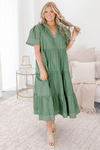 Kleid „Straight Shot“, Salbeigrün