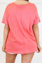 String Of Luck Tee, Desert Rose
