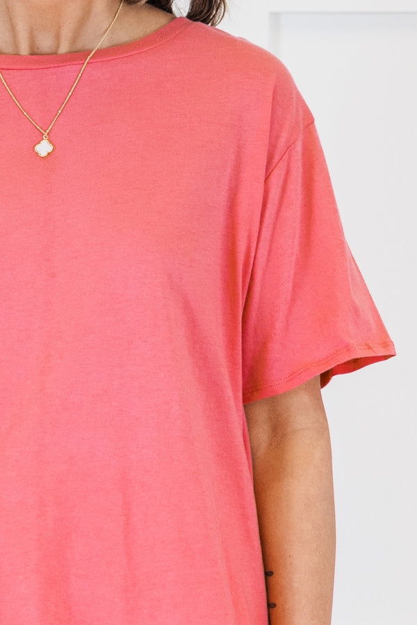 String Of Luck Tee, Desert Rose