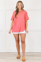 String Of Luck Tee, Desert Rose