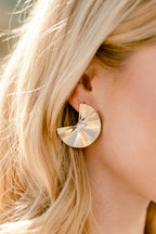 Stunning Gaze Earrings, Gold