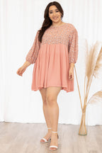 Heels and Good Feels Dress, Dusty Pink