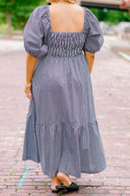 Stunning Views Dress, Black Gingham