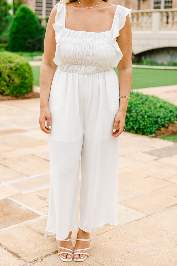 Stylish Princess Jumpsuit, Off White
