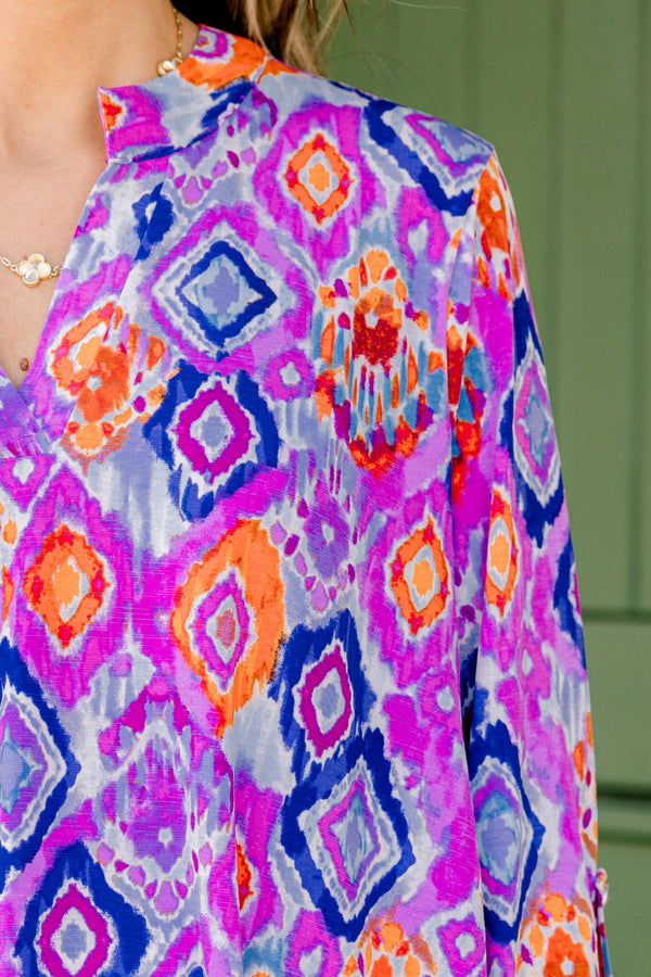 Sublime Soul Top, Magenta