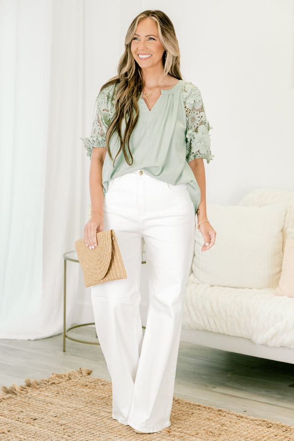 Sugar Momma Jeans, White