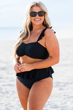 Sugar Sands Swim Top, Black