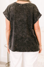 Summer Fun Top, Ash Black