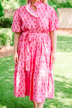 Summer Picnics Dress, Fuchsia