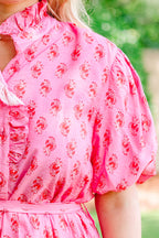 Summer Picnics Dress, Fuchsia