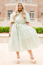 Summer Picnics Dress, Green