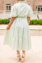 Summer Picnics Dress, Green